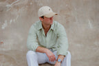 Crema/Beige Corduroy Baseball Cap by Ethan Galvan
