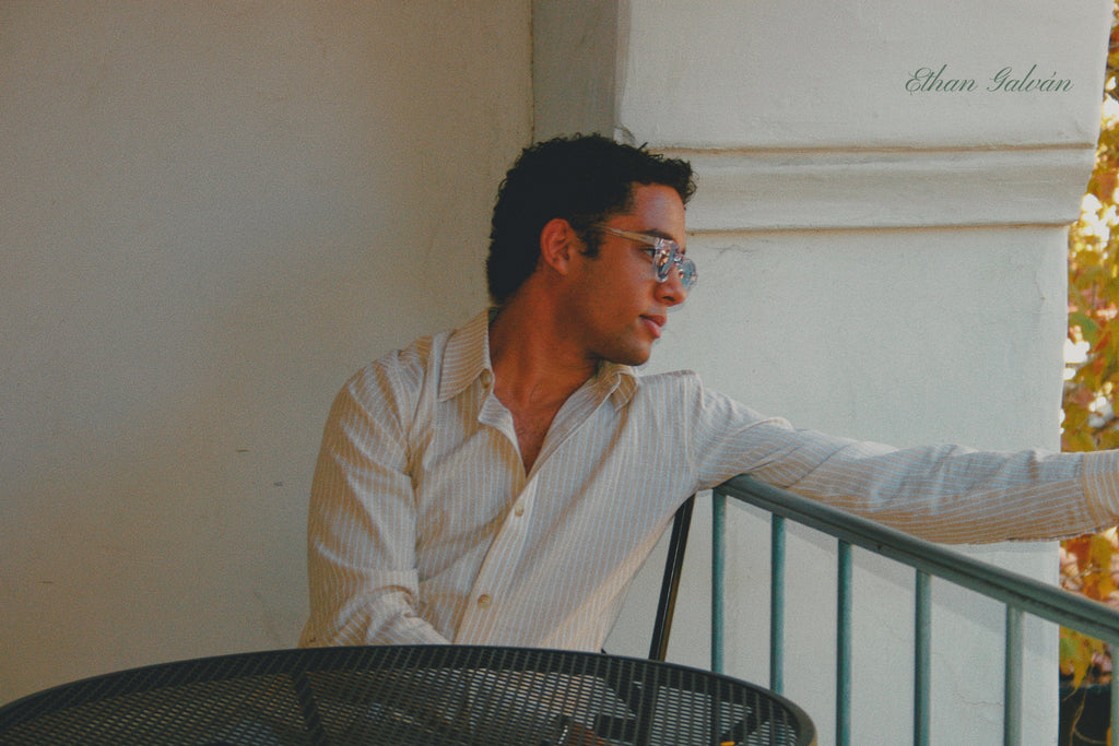 The Burkina Sunglasses | Transparent/Tuareg Blue | by Ethan Galvan (PREORDER)