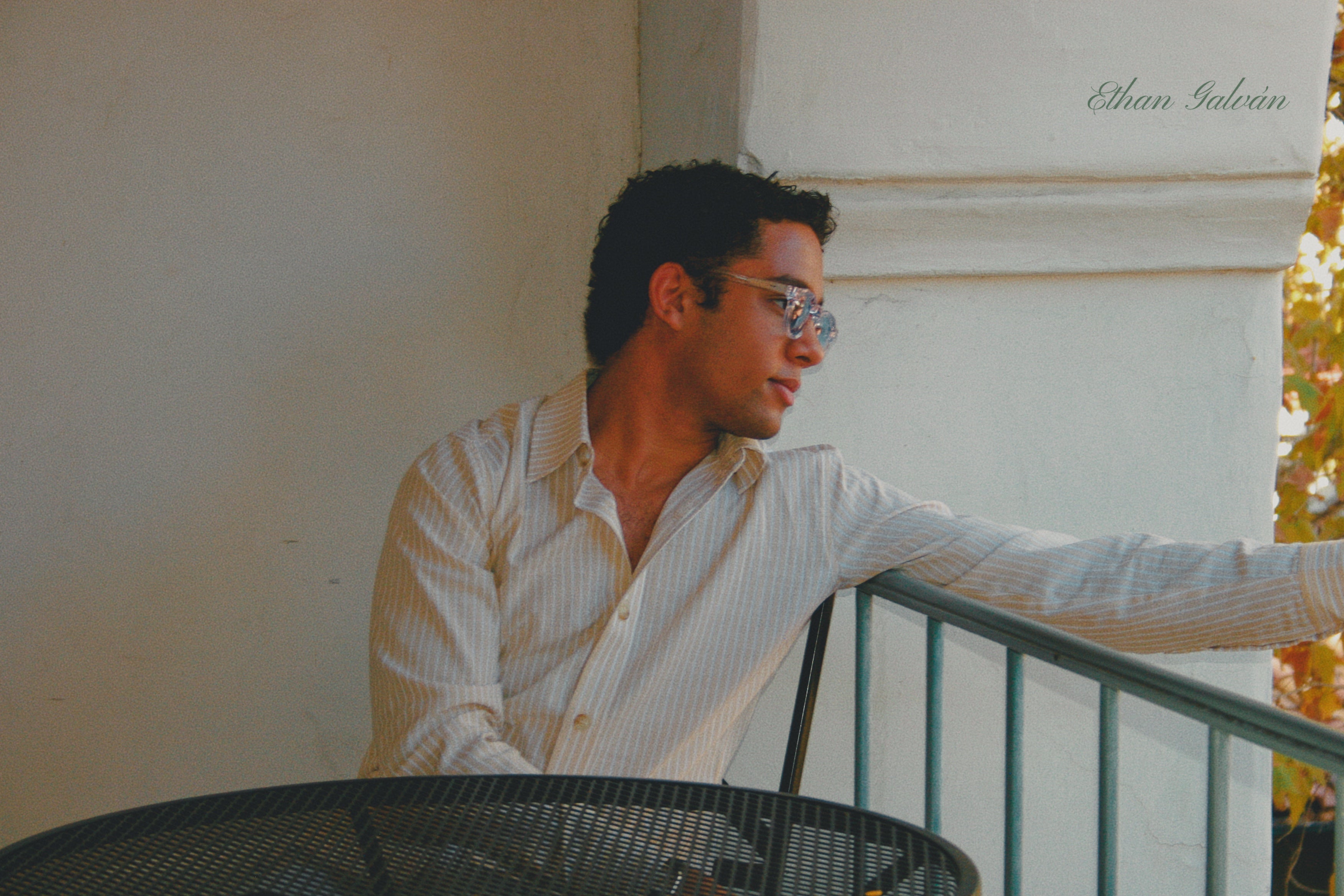 The Burkina Sunglasses | Transparent/Tuareg Blue | by Ethan Galvan (PREORDER)