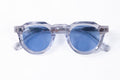 The Burkina Sunglasses | Transparent/Tuareg Blue | by Ethan Galvan (PREORDER)