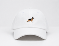 White Corduroy Baseball Cap by Ethan Galvan