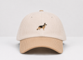 Crema/Beige Corduroy Baseball Cap by Ethan Galvan
