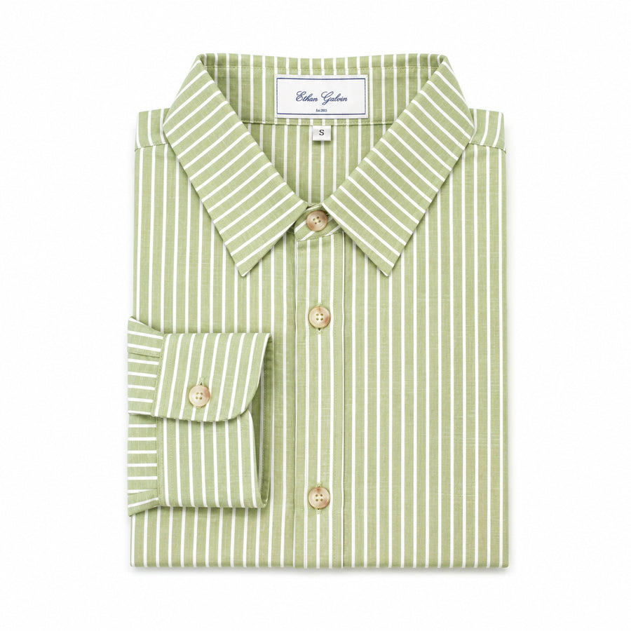 The Pistachio Stripe Shirt
