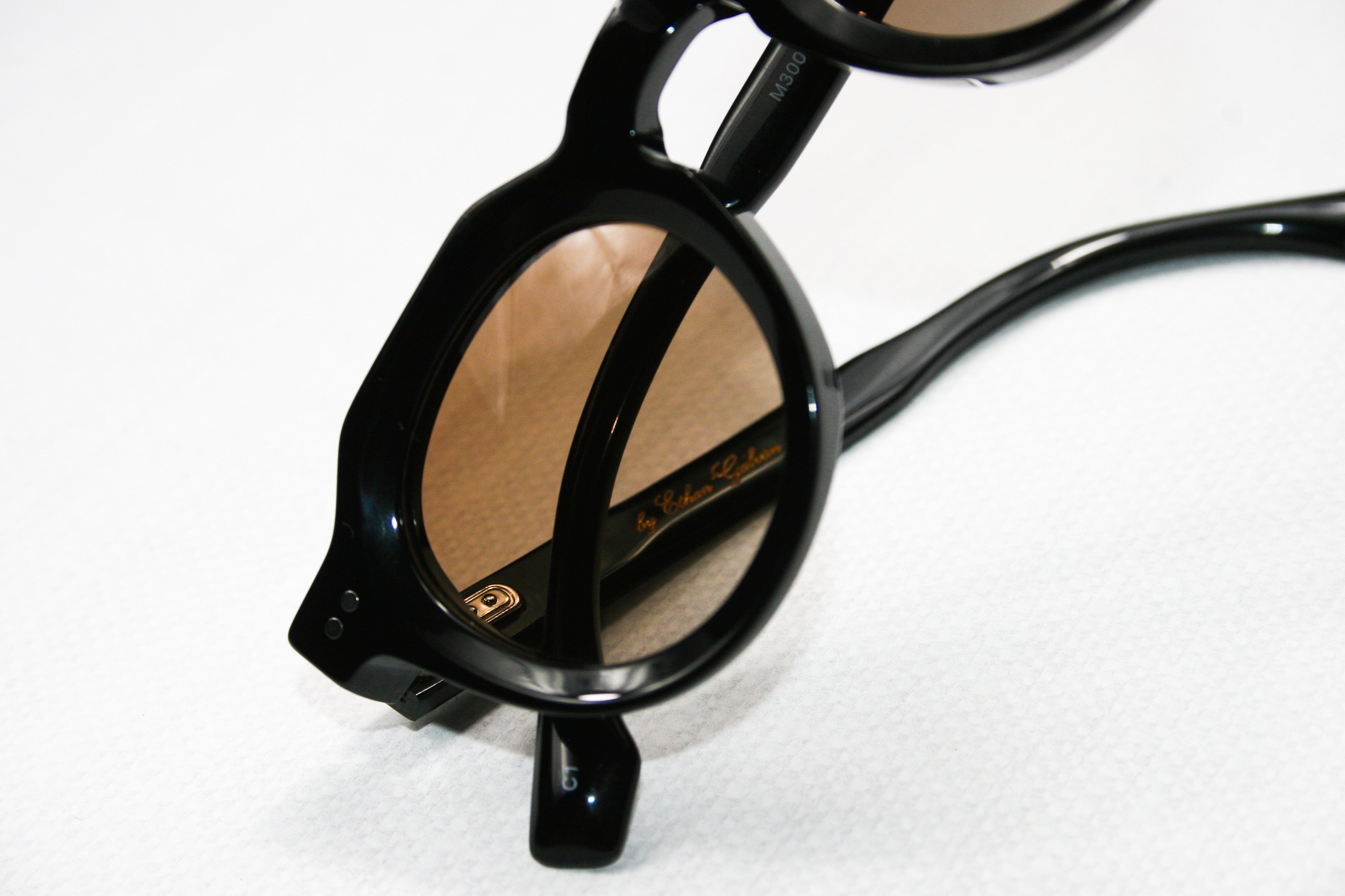 The Burkina Sunglasses | Black/Champagne | by Ethan Galvan (PREORDER)