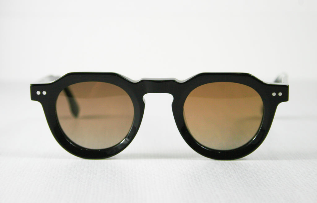 The Burkina Sunglasses | Black/Champagne | by Ethan Galvan (PREORDER)