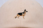 Crema/Beige Corduroy Baseball Cap by Ethan Galvan