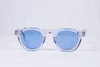 The Burkina Sunglasses | Transparent/Blue | by Ethan Galvan