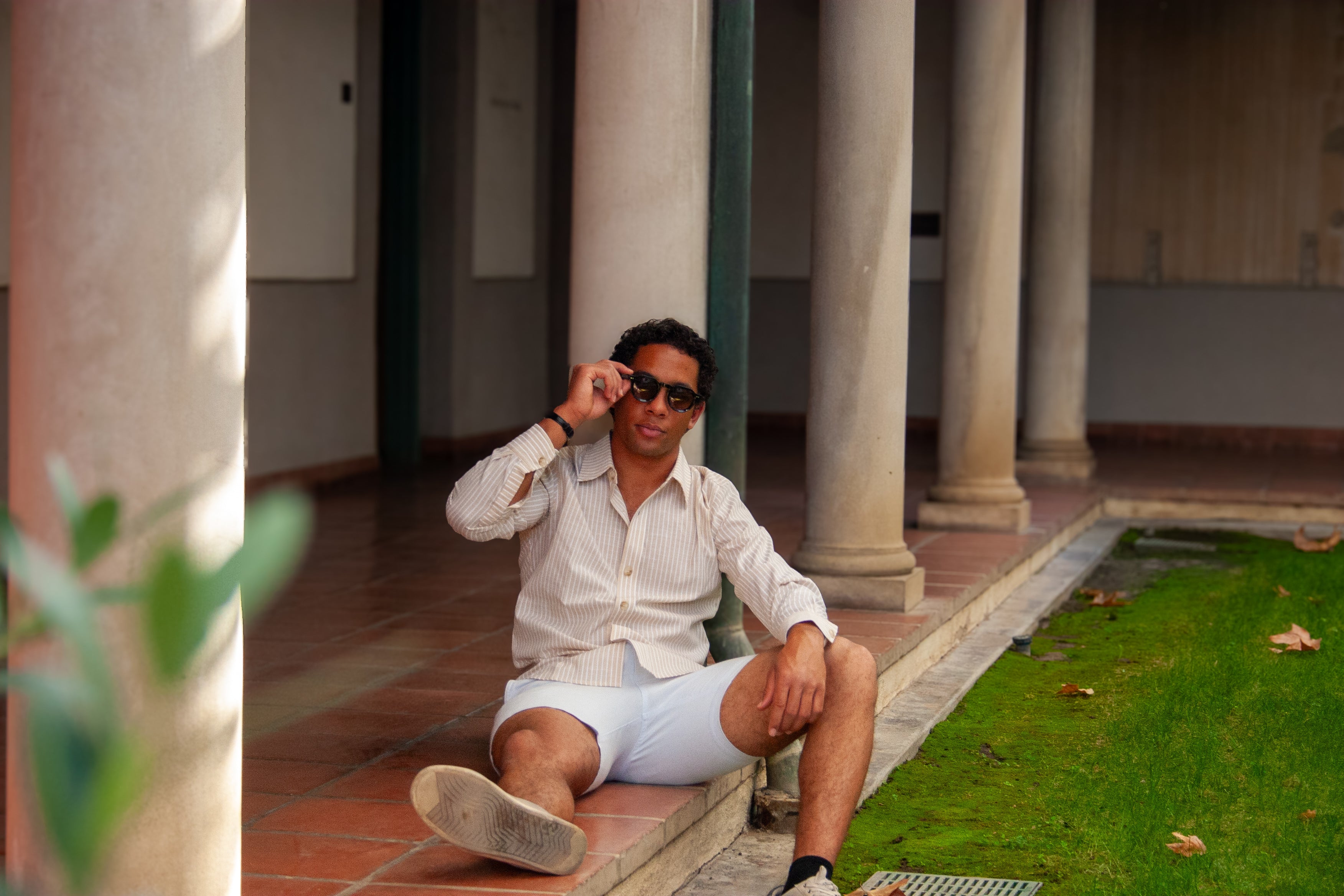 The Burkina Sunglasses | Black/Champagne | by Ethan Galvan (PREORDER)