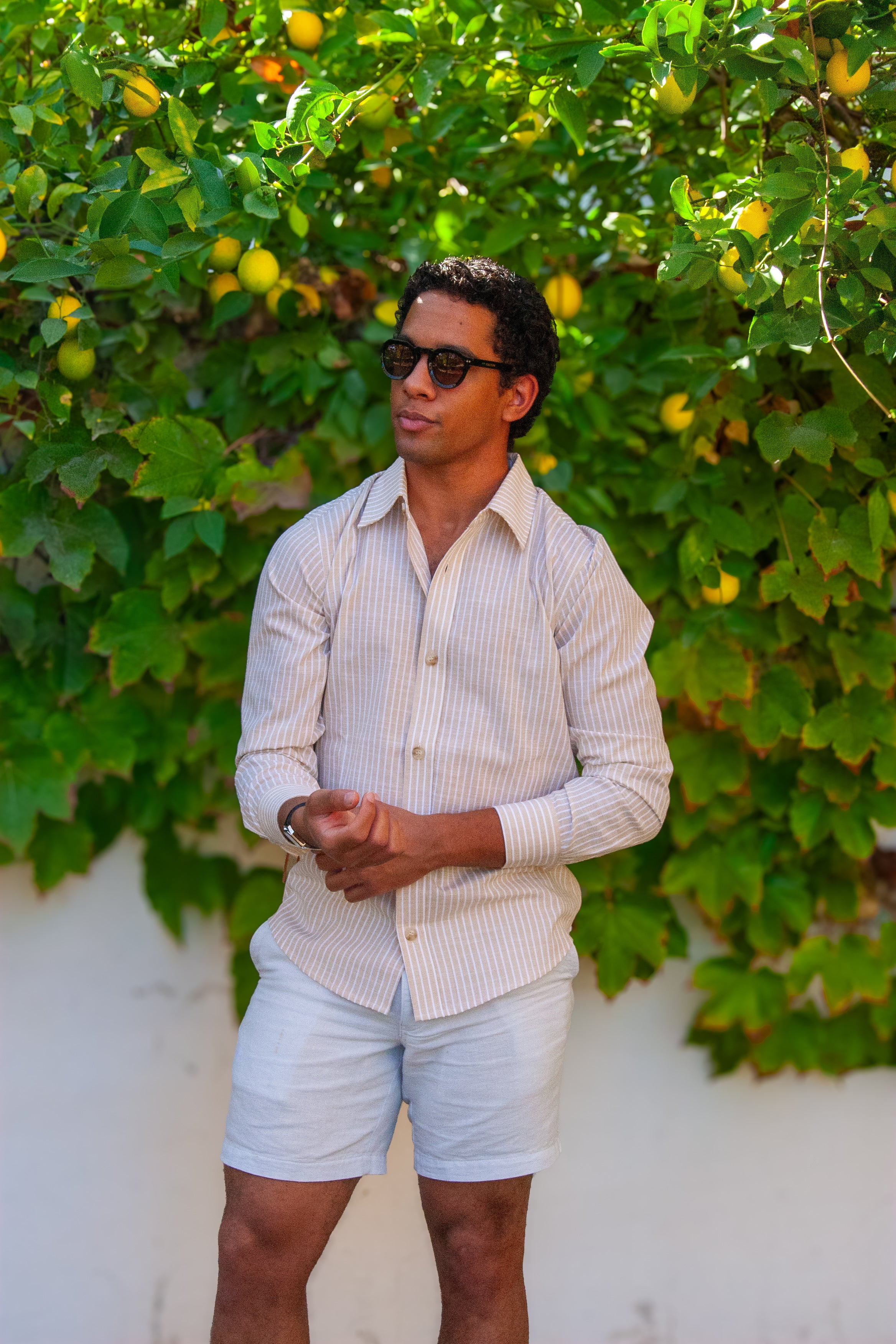 The Burkina Sunglasses | Black/Champagne | by Ethan Galvan (PREORDER)