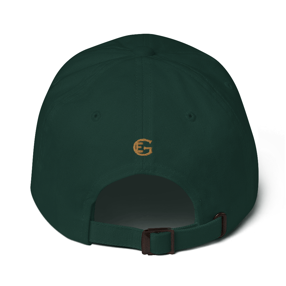 Spruce Green "Le Lune" Classic Unstructured Sports Cap by Ethan Galvan