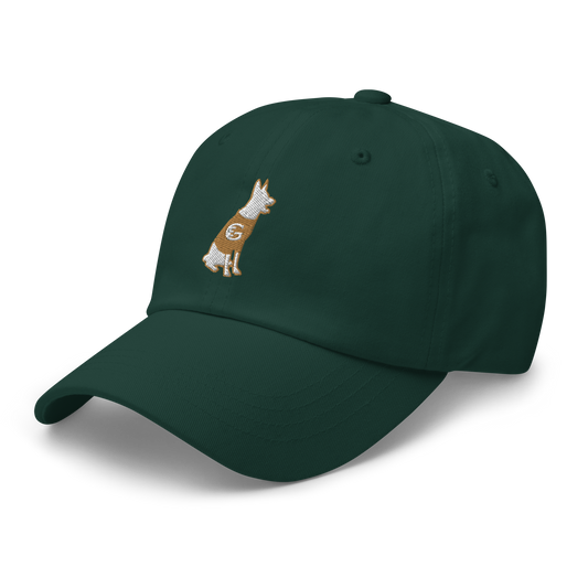 Spruce Green "Le Lune" Classic Unstructured Sports Cap by Ethan Galvan