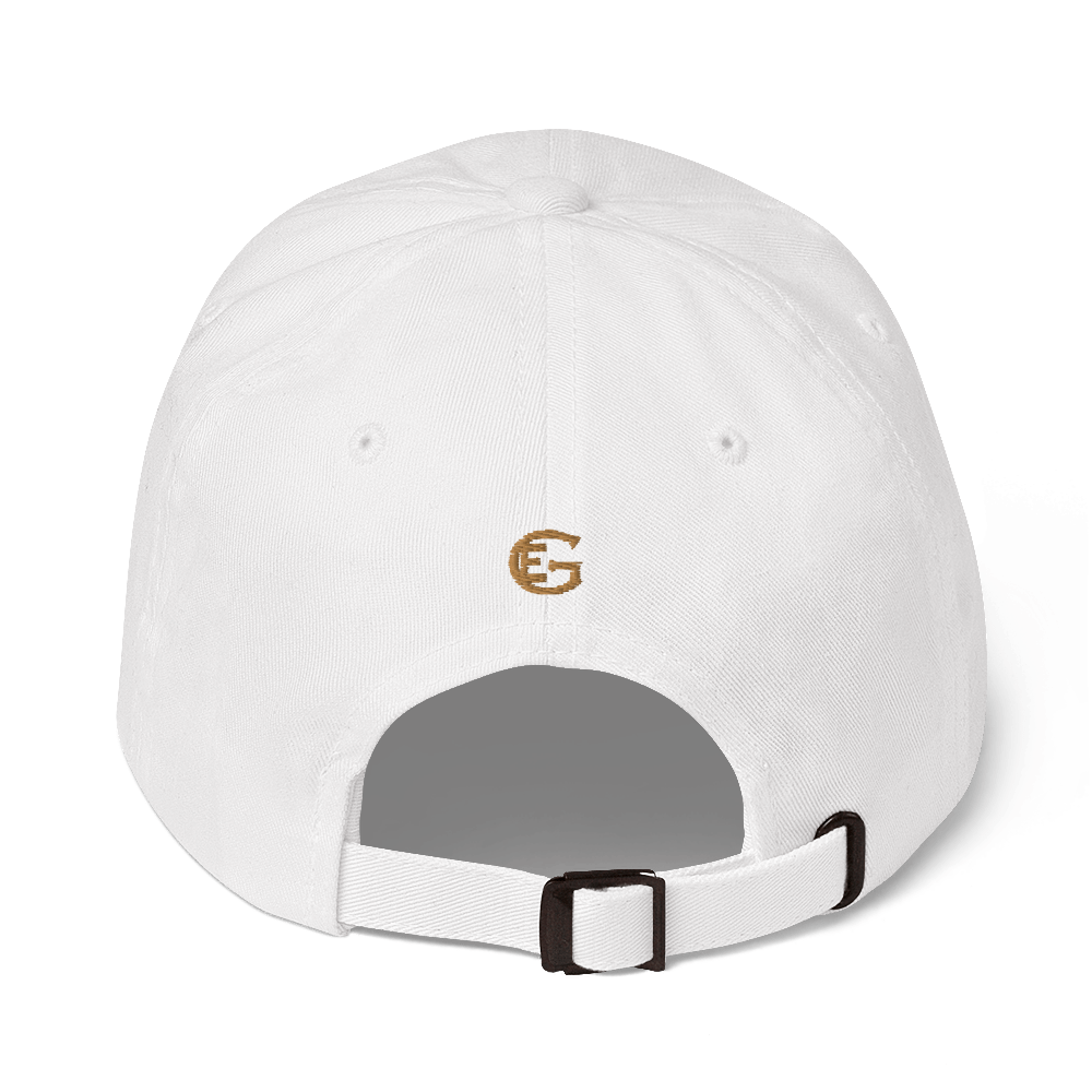 Porcelain White "Le Lune" Sports Cap by Ethan Galvan